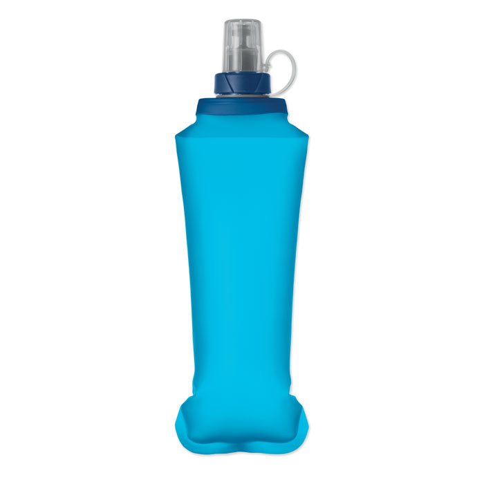 Gourde pliable 500 ml personnalisée en TPU Biter Bleu royal